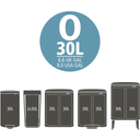 Bolsas de Basura para PerfectFit Bo Touch Bin - Paquete Expendedor - 30L (O) - 40 uds.