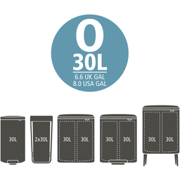 Bolsas de Basura para PerfectFit Bo Touch Bin - Paquete Expendedor - 30L (O) - 40 uds.