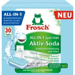 Frosch All-in-1 Active Soda Dishwasher Tabs