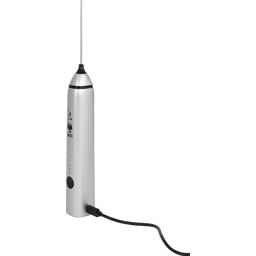 Handheld Milk Frother with 2 Whisks & USB Connection, Silver