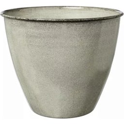 CLASSICO Modern Living Pflanztopf Steel-Pot Tati weiß-grau - Ø 16 cm