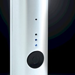 Handheld Milk Frother with 2 Whisks & USB Connection, Silver