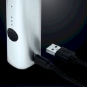 Handheld Milk Frother with 2 Whisks & USB Connection, Silver