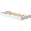 WHITE/NOR Pull-Out Bed for WHITE & NOR Single Beds - 200 cm with recessed grips