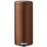 NewIcon - Pattumiera a Pedale 30 L con Inserto in Plastica