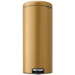Treteimer Newicon 30 L mit Kunststoffeinsatz - Warm Gold