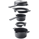 Kochgeschirr-Set, 3-teilig, recyceltes Aluminium, antihaftbeschichtet
