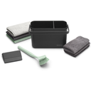 SinkSide Reinigungsset – Caddy plus 2 Sprühflaschen und 3 Mikrofaser-Reinigungstücher
