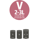 PerfectFit Müllbeutel für Bo Touch Bin - Spenderverpackung - 3L (V) - 40 Stück