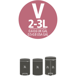 PerfectFit Müllbeutel für Bo Touch Bin - Spenderverpackung - 3L (V) - 40 Stück