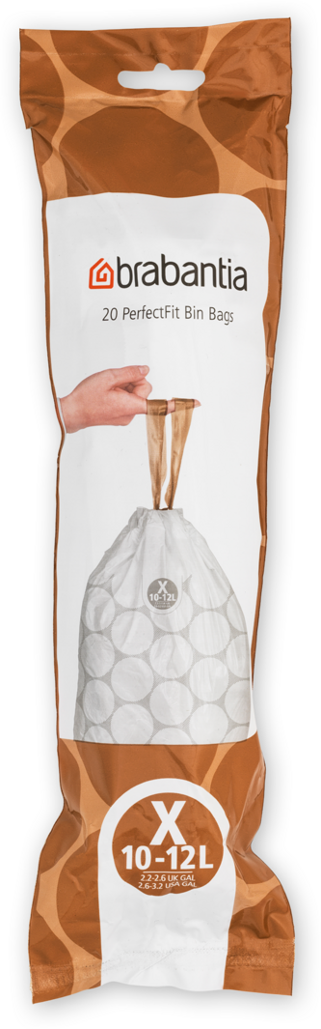PerfectFit Bin Liners for the Bo Touch Bin - Roll Pack - 12L (X) - 20 Pieces