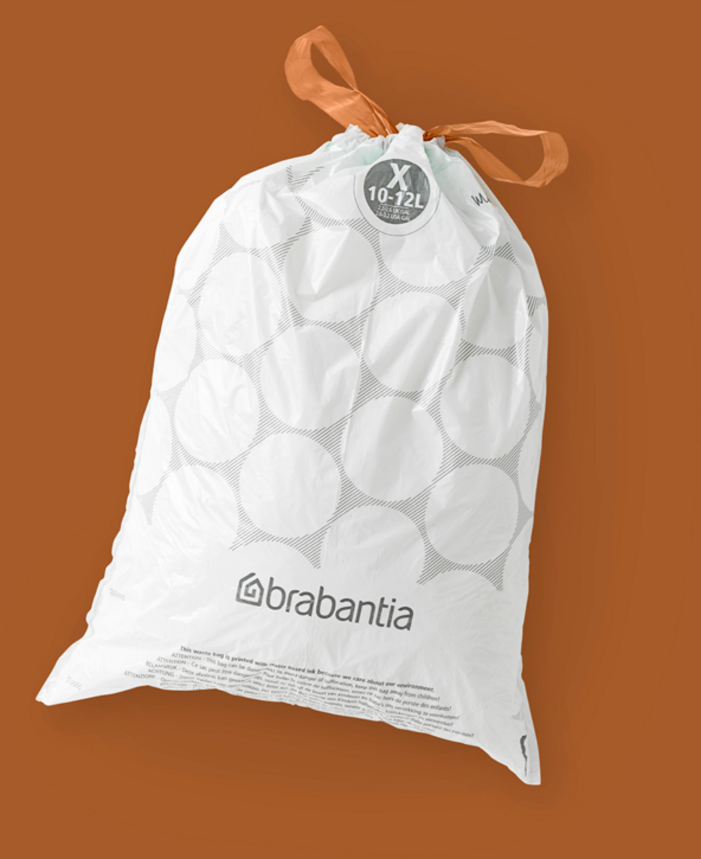 PerfectFit Bin Liners for the Bo Touch Bin - Roll Pack - 12L (X) - 20 Pieces