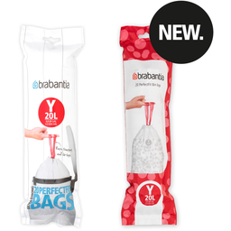 PerfectFit Bin Liners for the Bo Touch Bin - Roll Pack - 20L (Y) - 20 Pieces