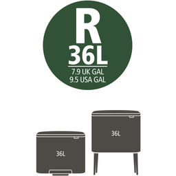 PerfectFit - Sacchetti per Bo Touch Bin, Rotolo - 36 L (R) - 10 pz.