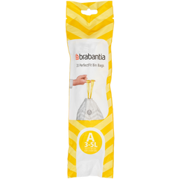 Brabantia PerfectFit Bin Liners - In A Roll - 3L (A) - 20 Pieces