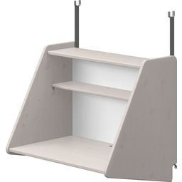CLASSIC Click-On Desk with Shelf for CLASSIC High Bed - Grey glazed
