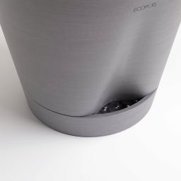 Ecopots Venice 2 Pflanztopf dunkelgrau