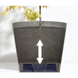 Ecopots Venice 2 Pflanztopf dunkelgrau