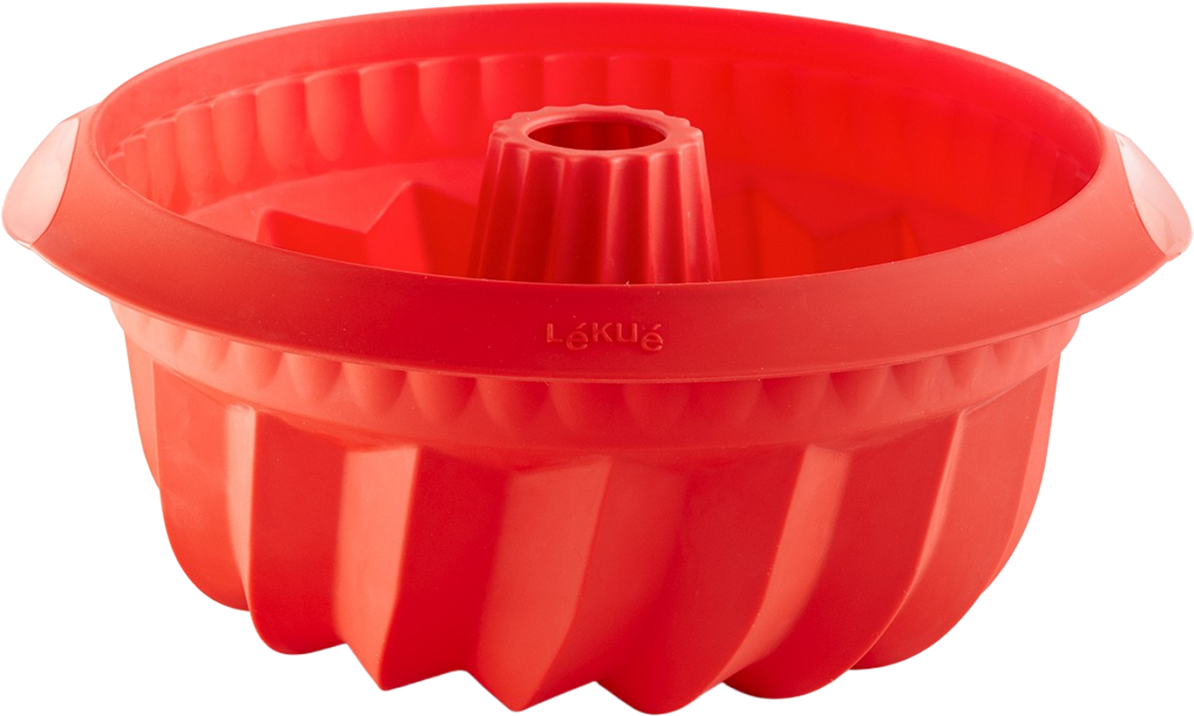 Lékué Tiefe Silikon-Gugelhupfbackform Ø 22 cm