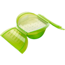 Deep Microwave Steamer with Tray for 1-2 Servings