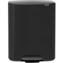 Bo Pedal Bin with Plastic Insert - 60 Litres - Matt Black