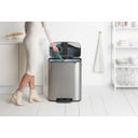 Brabantia Bo - Pattumiera 2 x 30 L - Matt Steel Fingerprint Proof