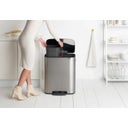Brabantia Bo - Pattumiera 2 x 30 L - Matt Steel Fingerprint Proof