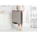 Brabantia Bo - Pattumiera 2 x 30 L - Matt Steel Fingerprint Proof