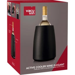 Vacu Vin Elegant Active Wine Cooler - Black