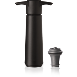 Pompa per Vino, Nero - Pompa + 1 Wine Stopper