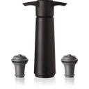 Vacu Vin Wine Saver, Black - 1 Wine Saver & 2 Wine Stoppers