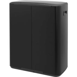 Brabantia Poubelle à Pédale Bo, 2 x 30 L - Matt Black