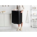 Brabantia Poubelle à Pédale Bo, 2 x 30 L - Matt Black