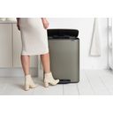 Brabantia Bo Pedalbehållare, 2 x 30 L - Platinum