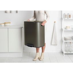 Brabantia Bo Pedalbehållare, 2 x 30 L - Platinum