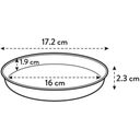 elho loft urban saucer round 17 - verde pistacchio