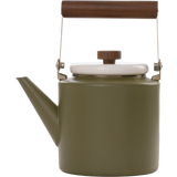 Barebones Enamel Tea Kettle - Olive