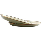 Barebones Emaille-Salatteller Set - Olive