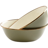 Barebones Set di Ciotole Smaltate - Olive