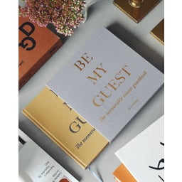 Printworks Gästebuch - Beige/Yellow