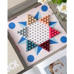 Printworks Brettspiel Halma Play - Chinese Checkers