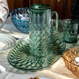 guzzini Karaffe mit Deckel Vanity - Denim blue