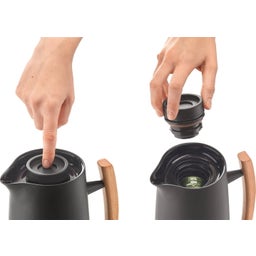 guzzini Thermokaraffe 1L Riviera 63 - Black