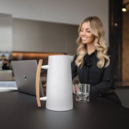 guzzini Riviera 63 Thermal Carafe, 1 L - White