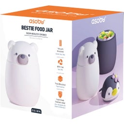 asobu Thermobehälter für Essen Eisbär 600ml
