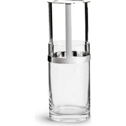 sagaform Hold Windlicht & Vase - silber