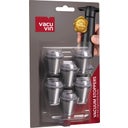 Vacuum Wine Stopper, Grey - 6 kos.