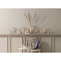 sagaform Hold Windlicht & Vase klein - silber