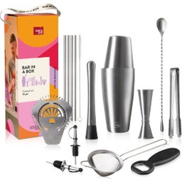 Cocktail Set Bar in a Box Mixologist 14 teilig