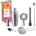 Vacu Vin Set da Cocktail Plus, 7 Pezzi - 1 set